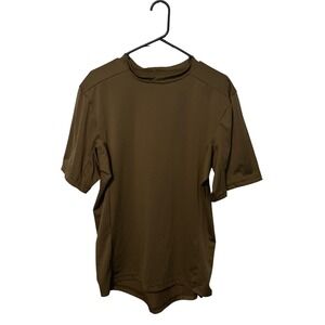 Orc Industries L1 T-Shirt Mens Large Brown Tactical Performance Short Sleeve USA